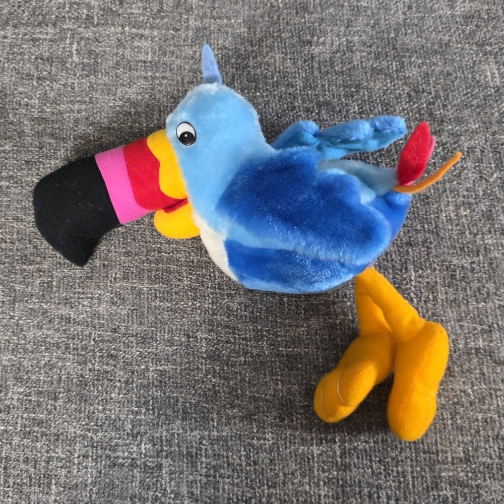 Vintage 1994 1996 Kelloggs Froot Loops Toucan Sam 9" Plush Stuffed Animal Toy